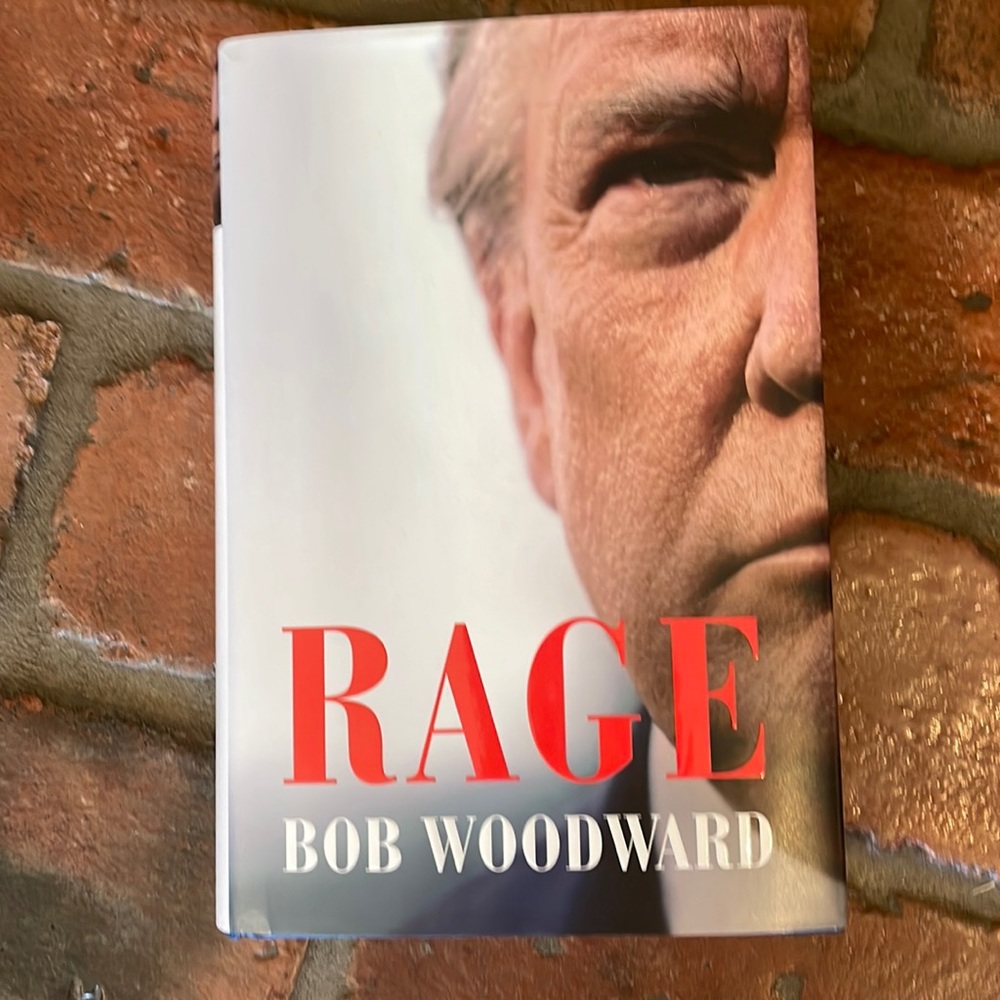 RAGE,NWOT,Hardcover book by Pulitzer award winning author Bob Woodward